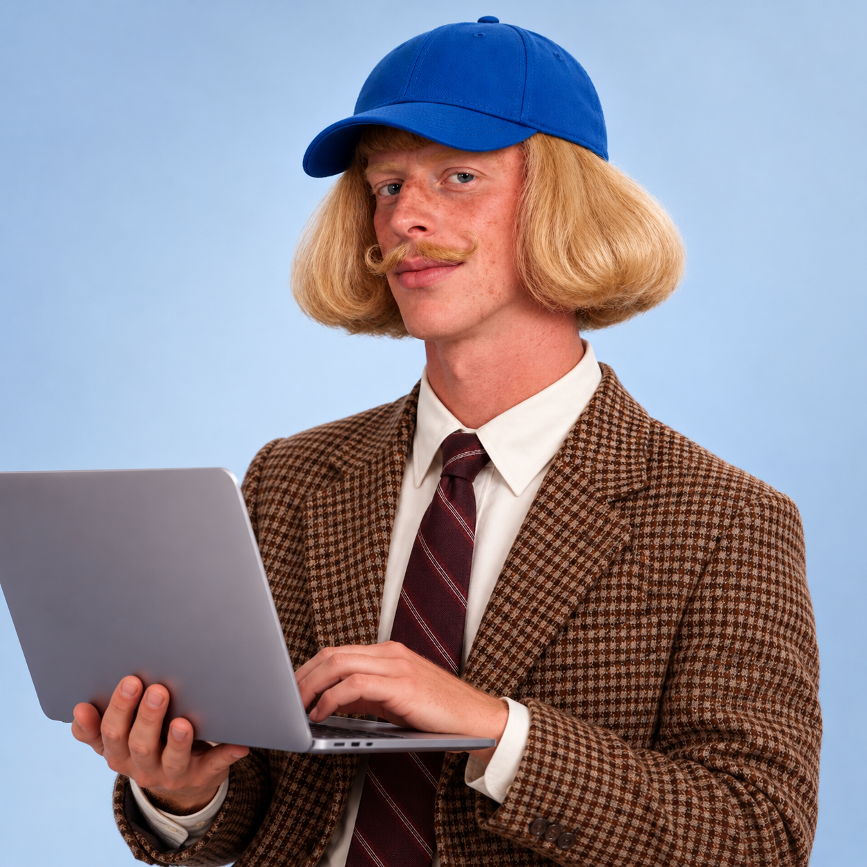 Jean working on the cap society's extremely serious plans